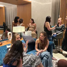 women gathering