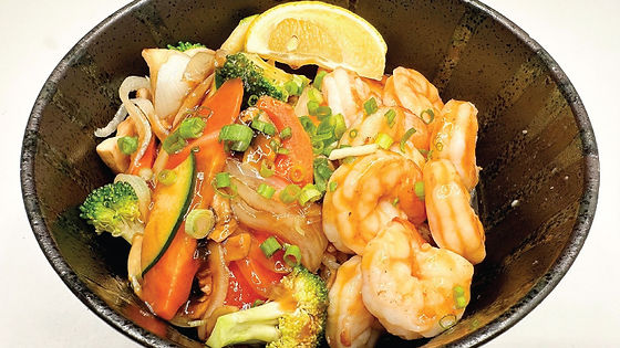 Teriyaki Shrimp Rice Bowl