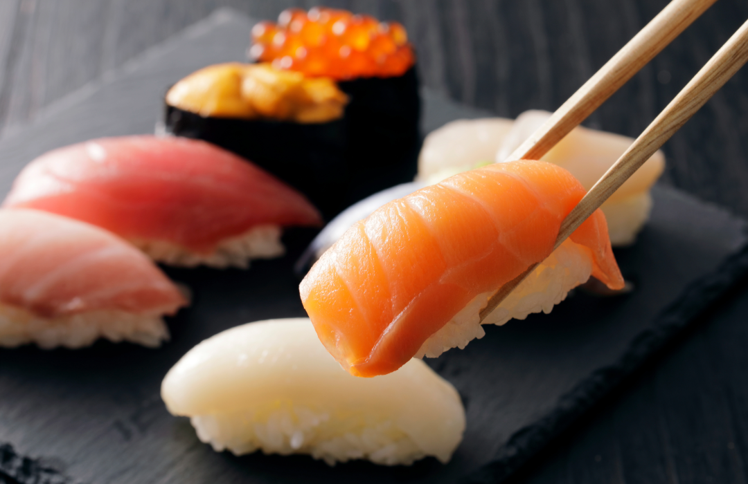 Arranged Food and Objects