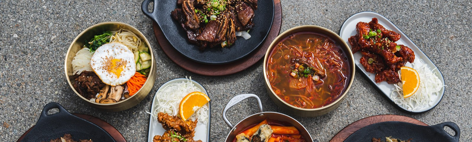 Arranged Food and Objects