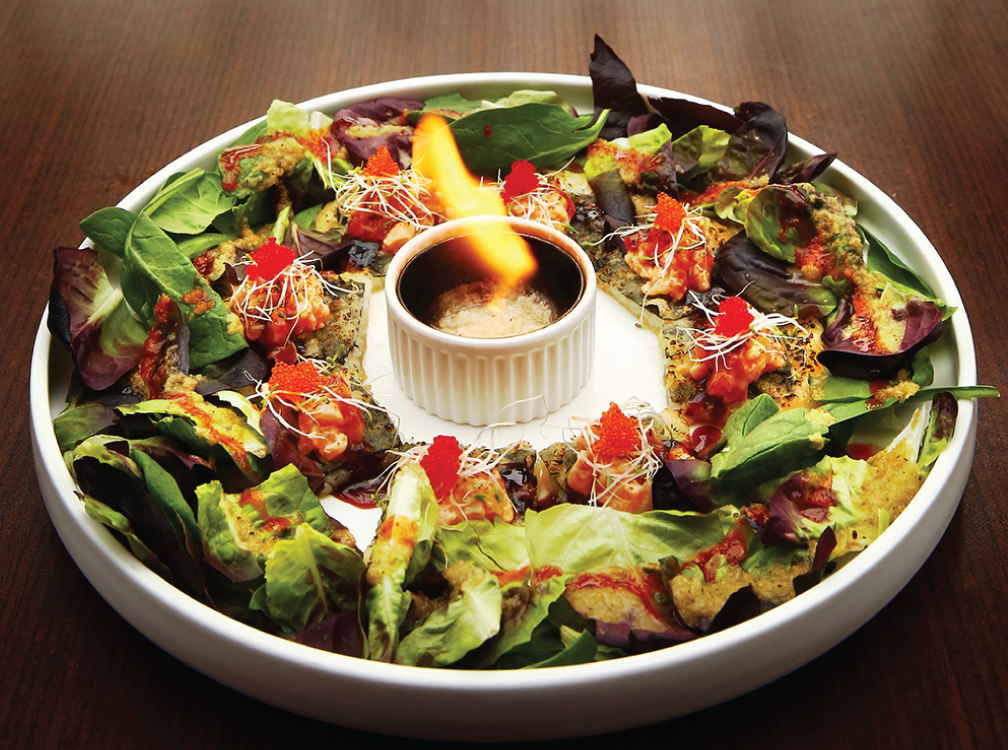 Arranged Food and Objects