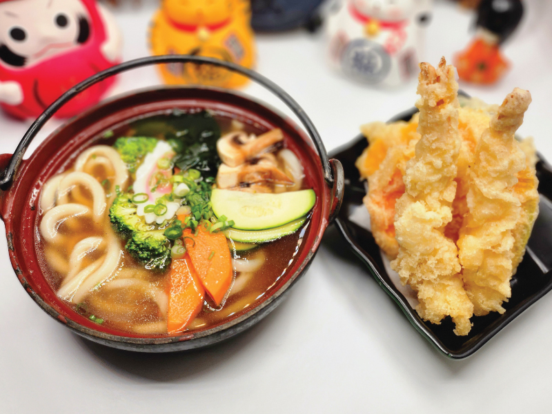 Arranged Food and Objects