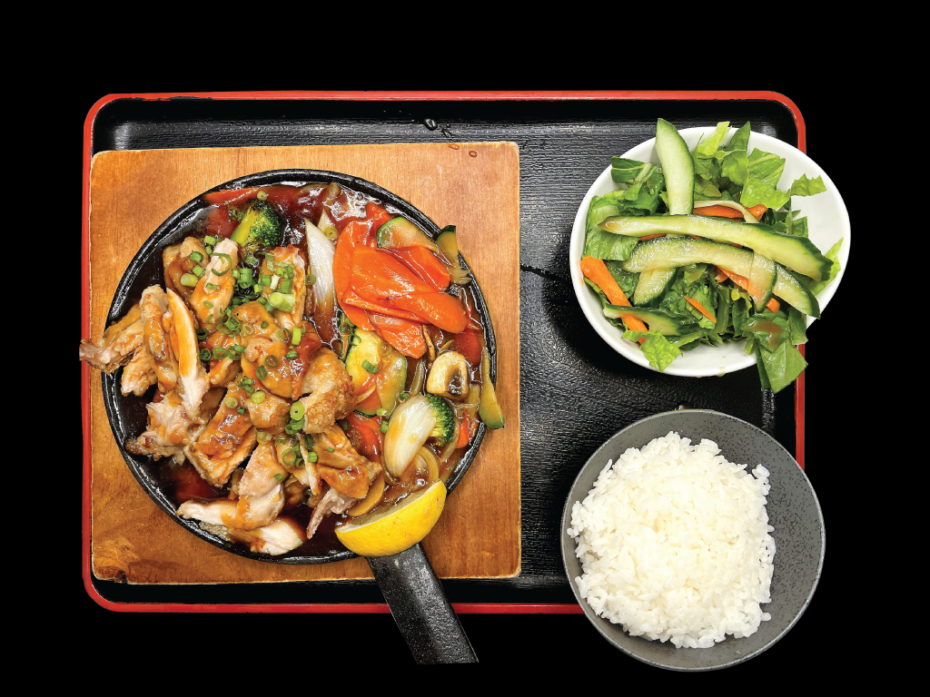 Arranged Food and Objects