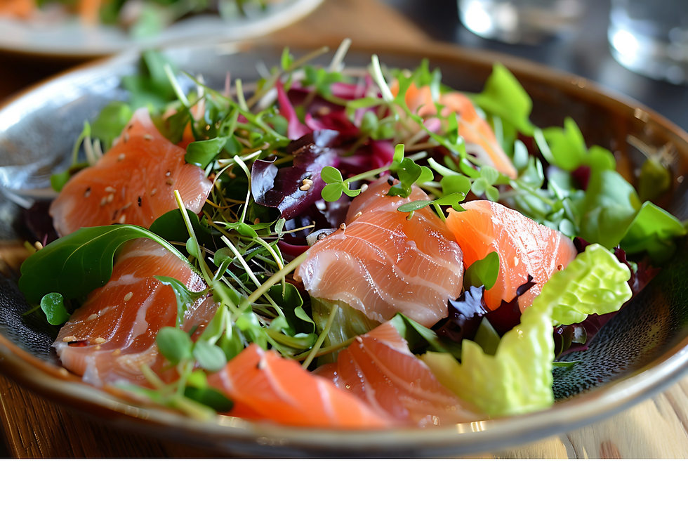Arranged Food and Objects