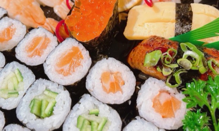 Arranged Food and Objects