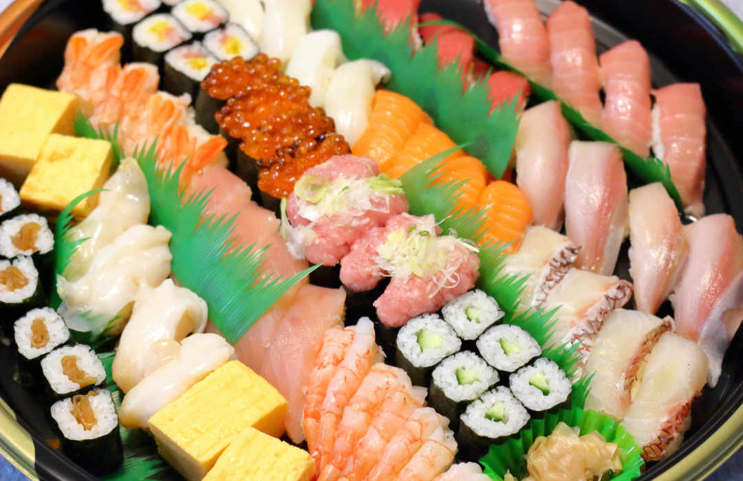 Arranged Food and Objects