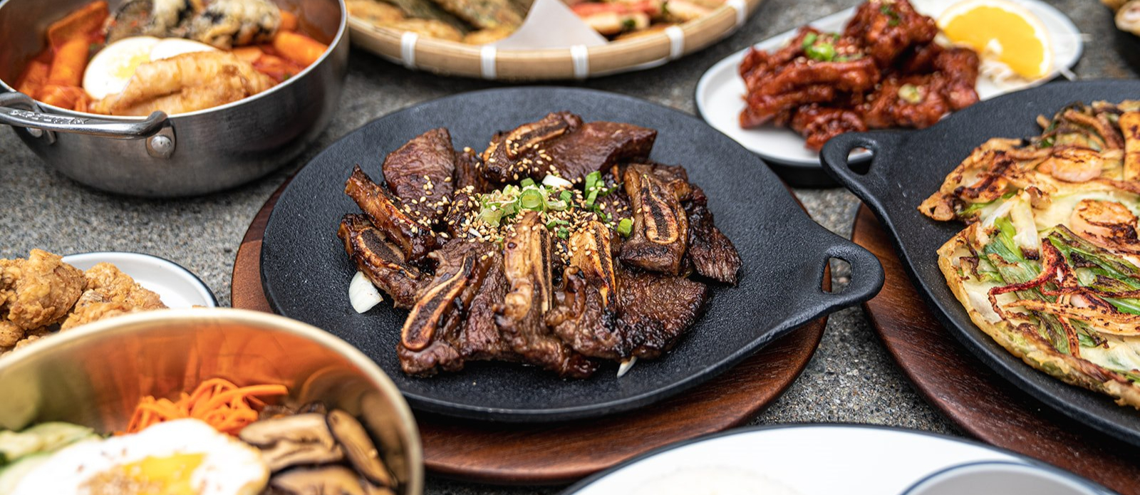 Arranged Food and Objects