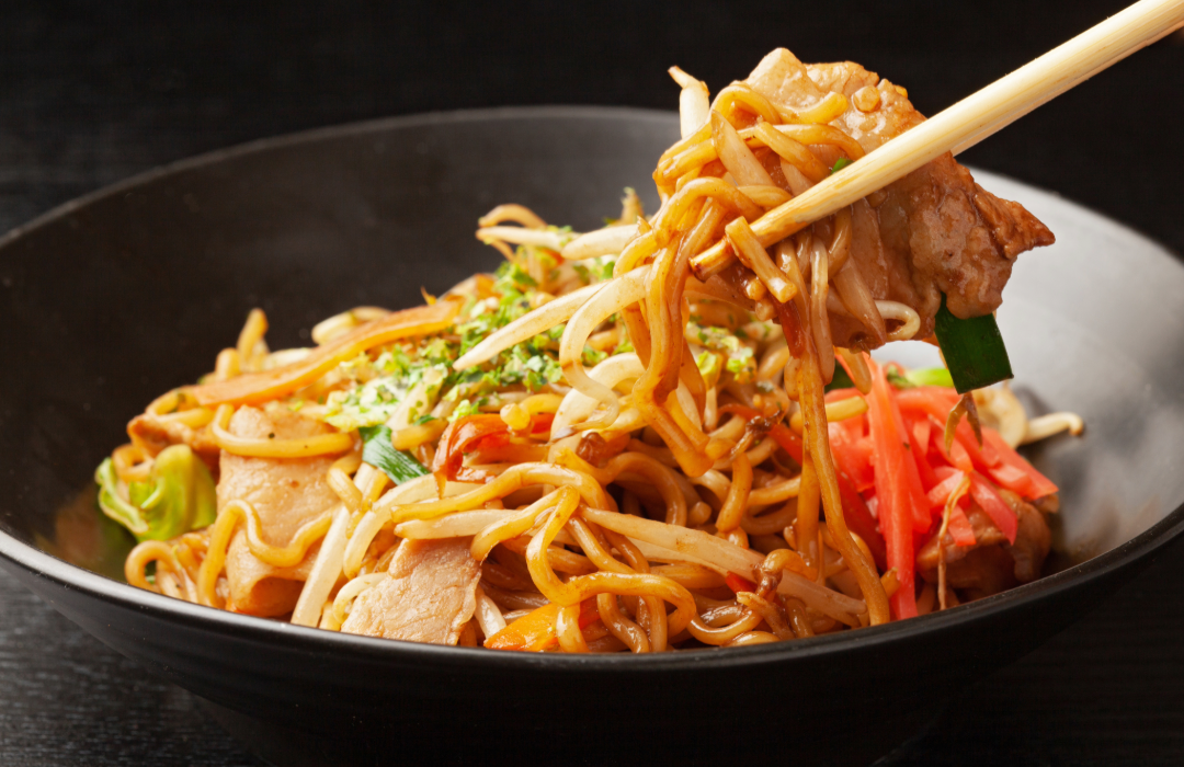 Arranged Food and Objects