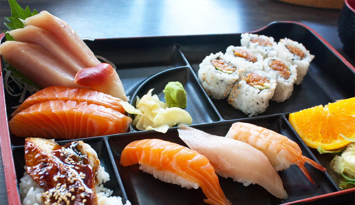 Arranged Food and Objects