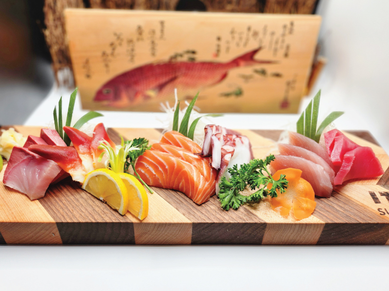 Arranged Food and Objects