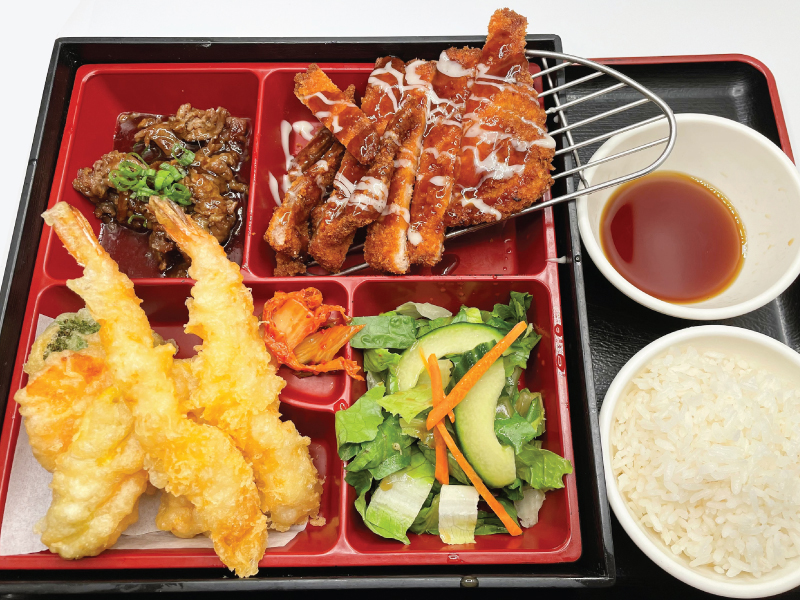 Arranged Food and Objects