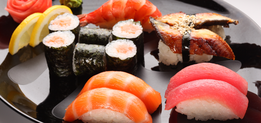 Arranged Food and Objects