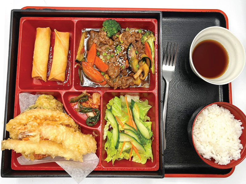 Arranged Food and Objects