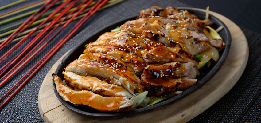 Arranged Food and Objects