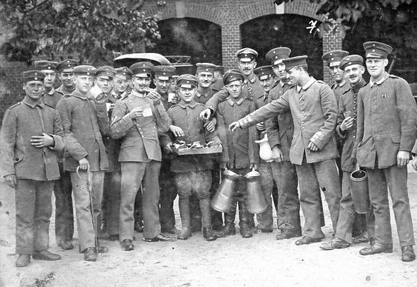 Niemcy, 1918, Komorowo, Zambrów,