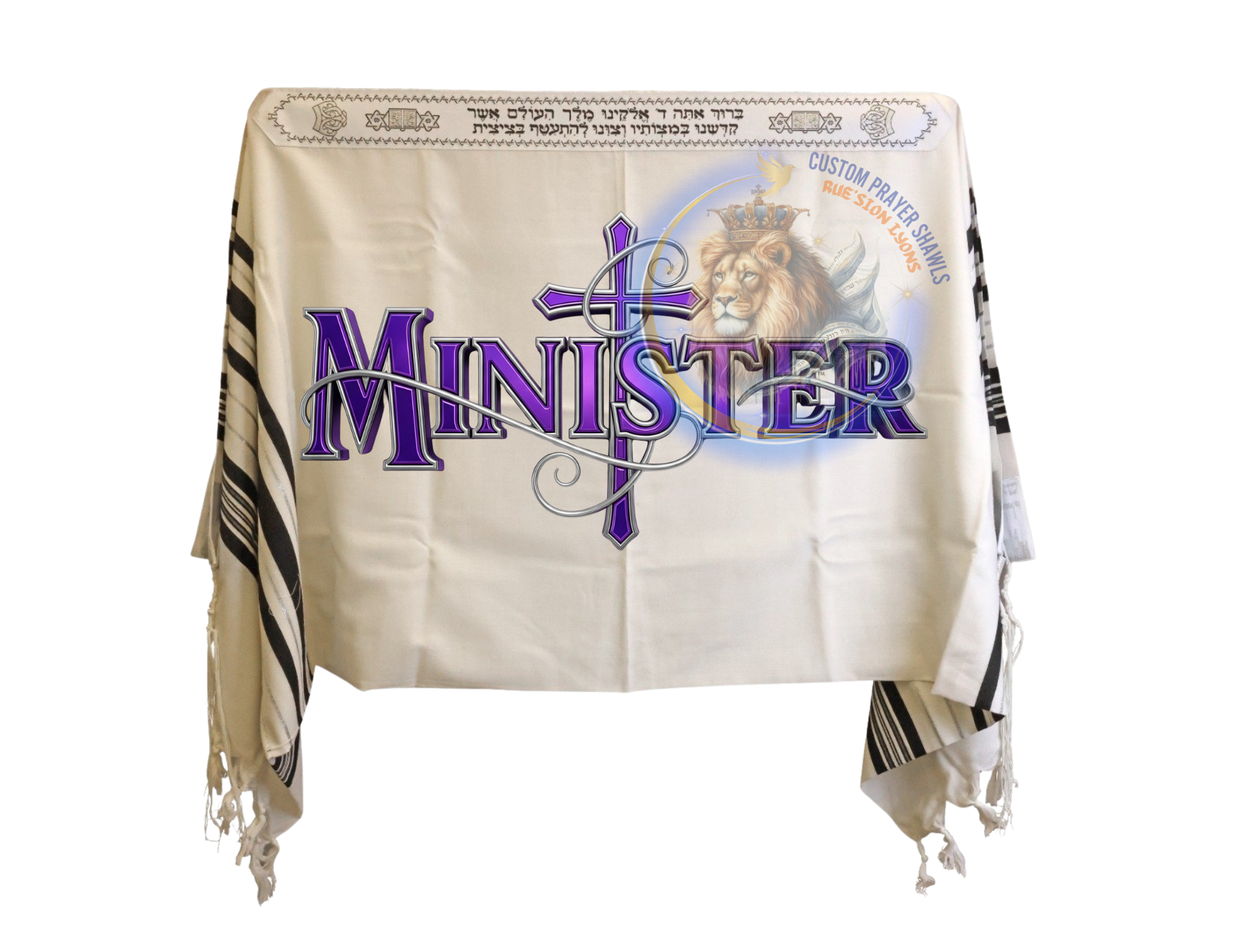 MINISTER PURPLE AND GOLD