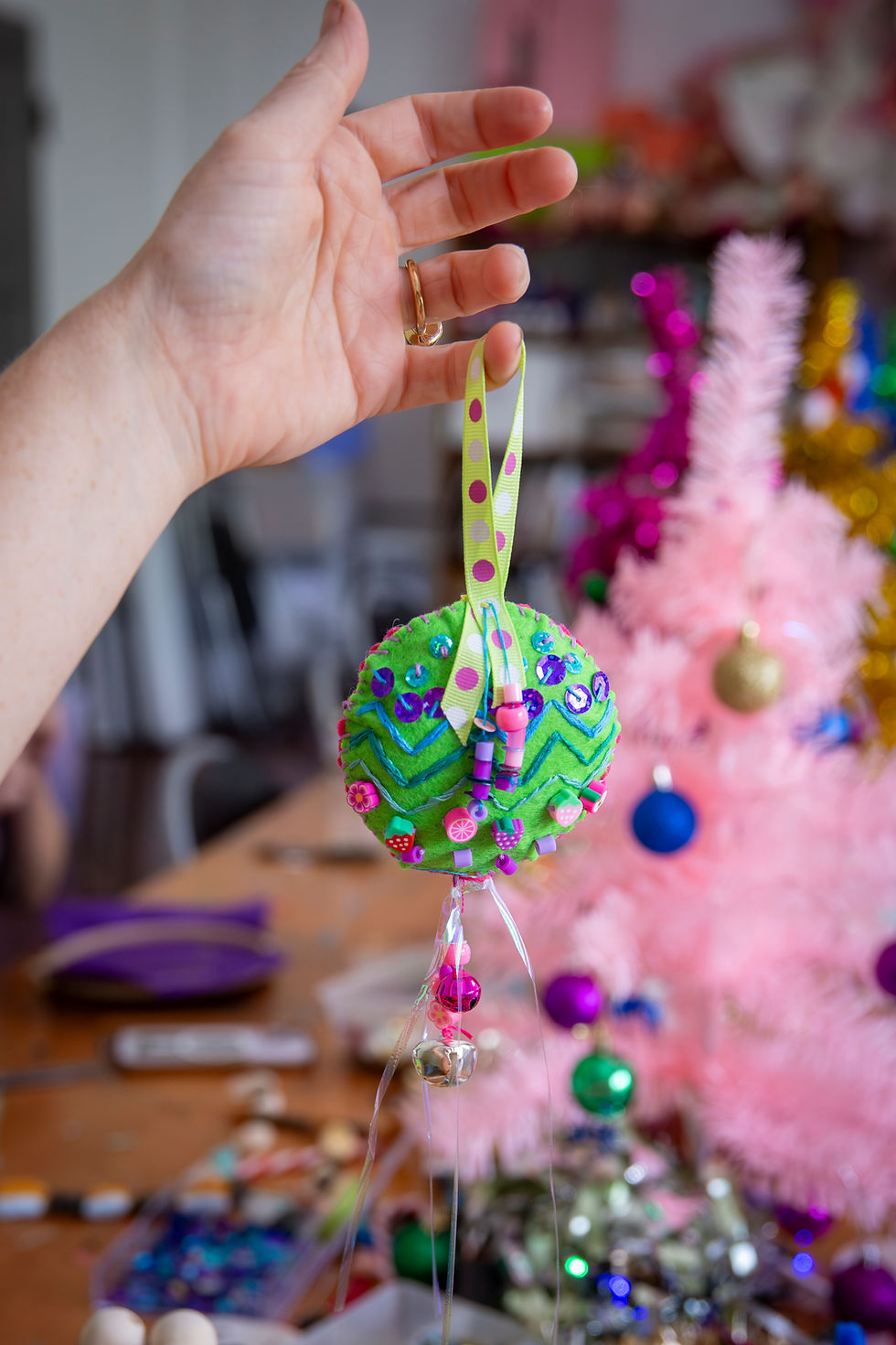 Thumbnail: Embroidered Christmas Ornaments Rockhampton