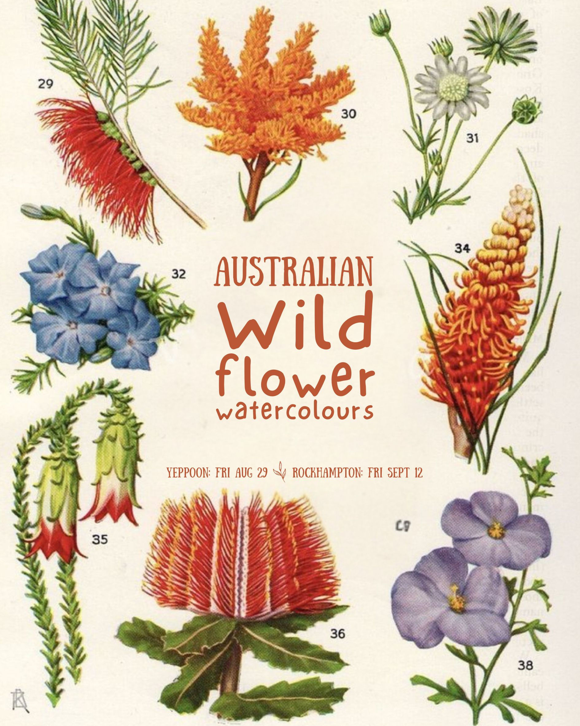 Botanical Watercolours - Rocky, Fri May 9