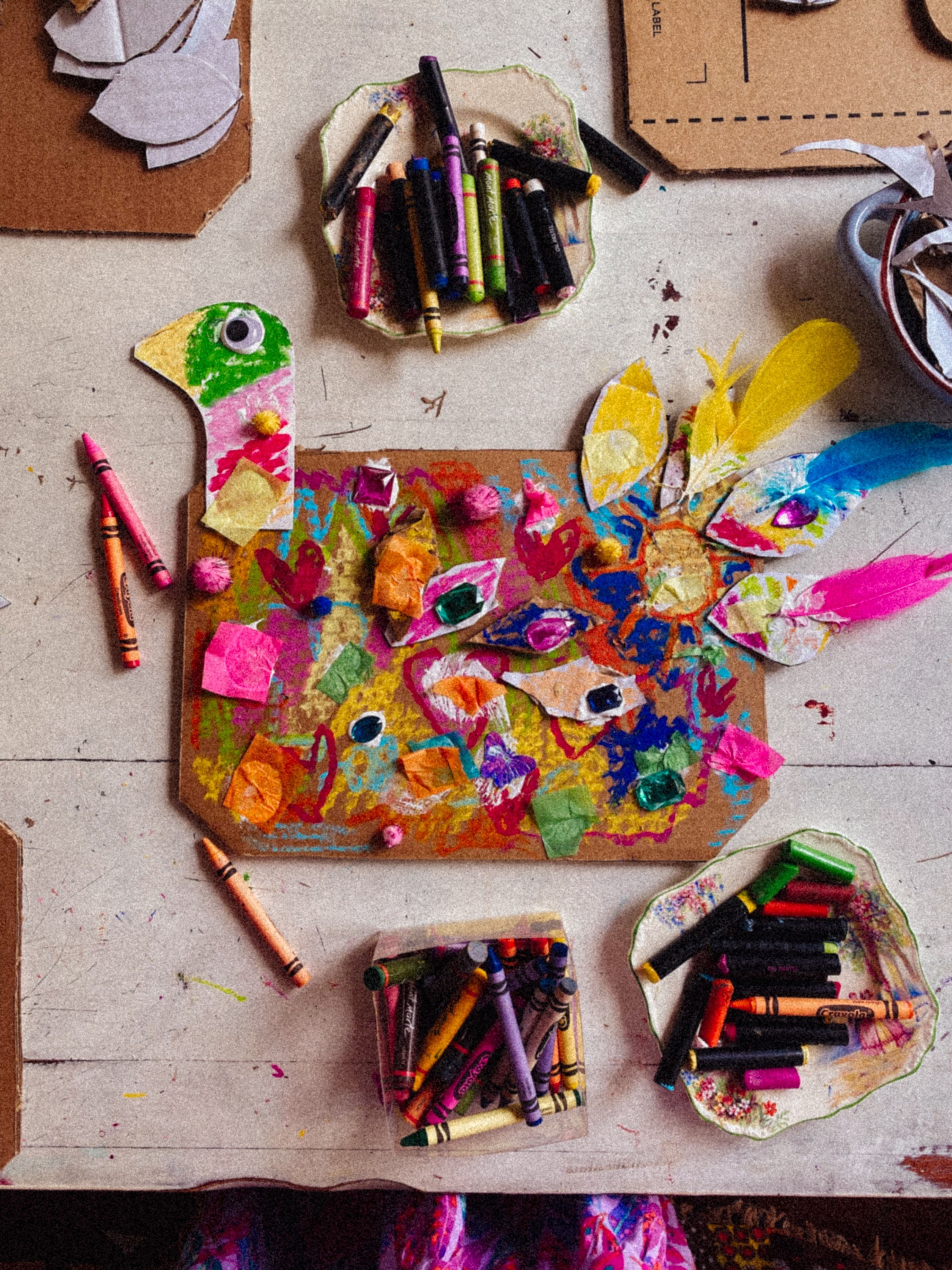 Disco Chicken Art Kit