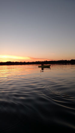 Kayaking at Sunset