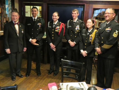 O'bryant Cadets Present at historic Union Oyster House