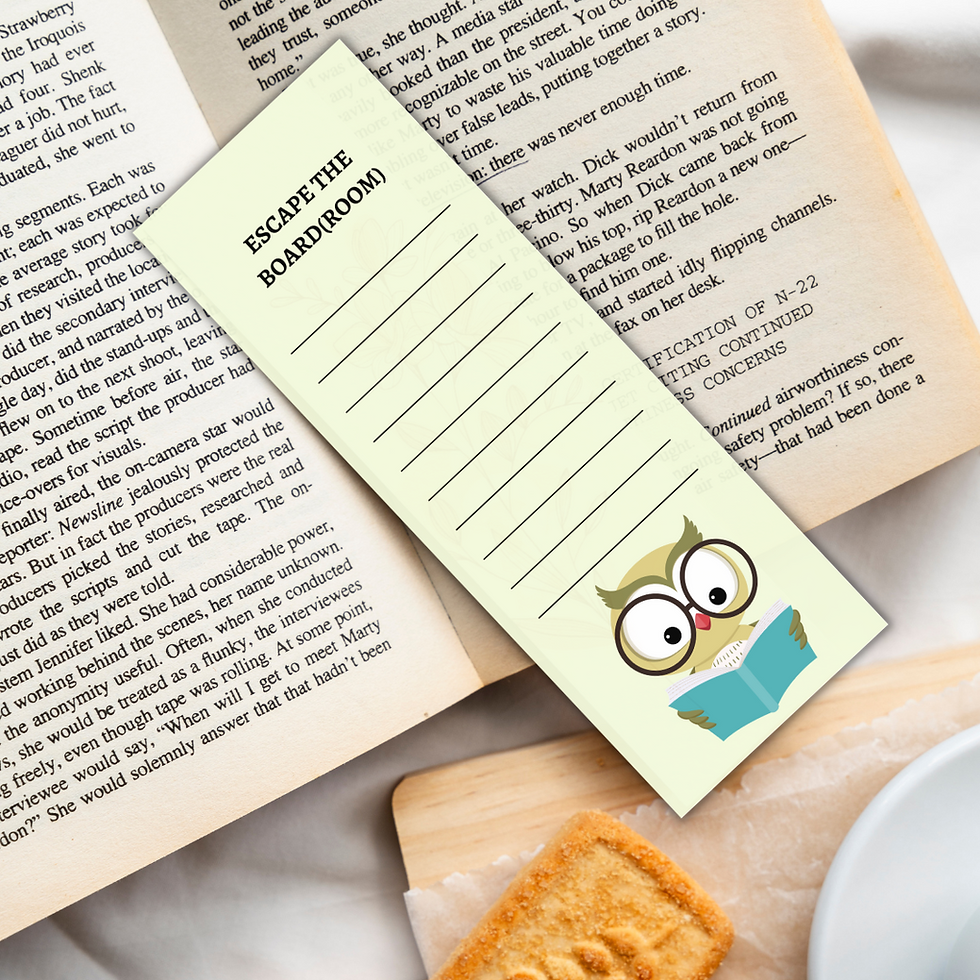 Escape the boardroom bookmark