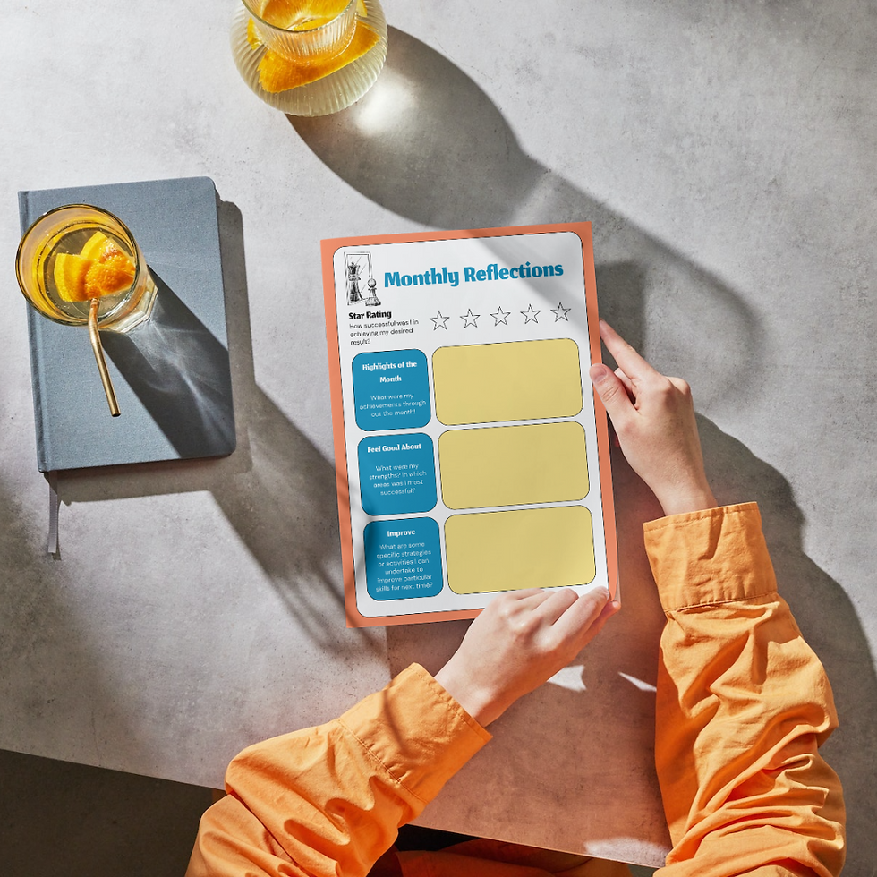 Thumbnail: To-do Se Ta-da List undated monthly planner