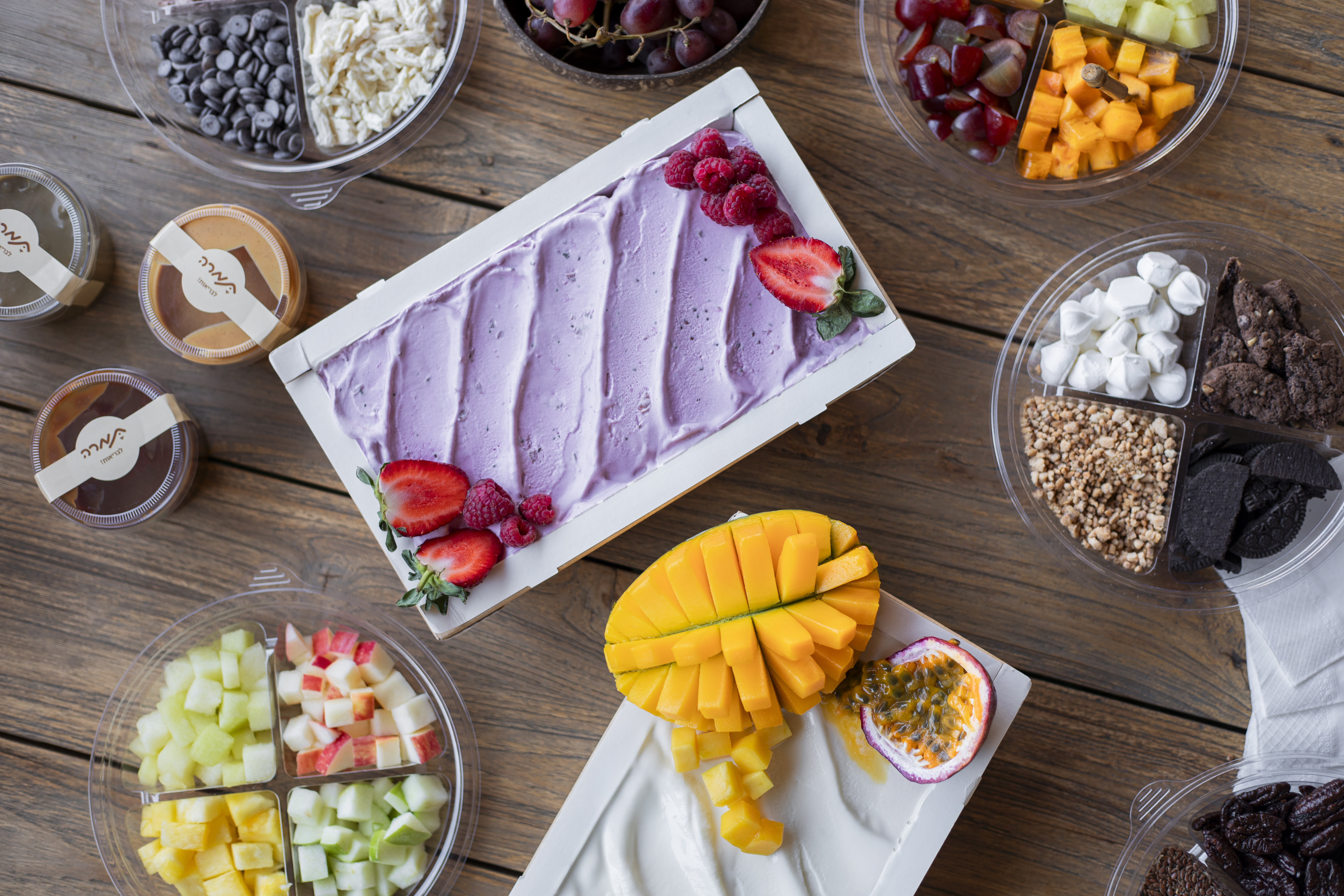 Arranged Food and Objects