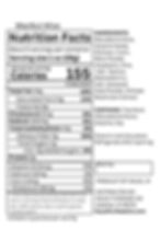 MacNut Miso Nutrition Facts label, 155 calories