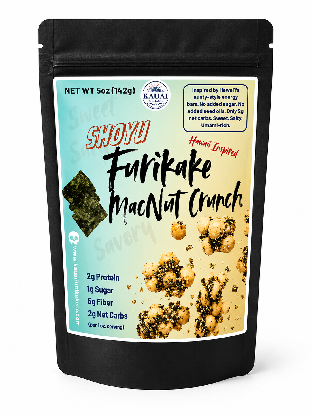 Shoyu Furikake MacNut Crunch
