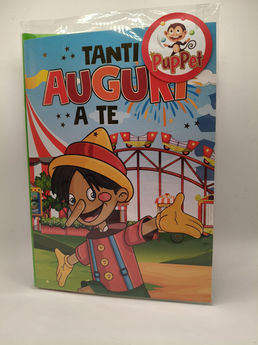 Libro Tanti Auguri a Te con Pinocchio e bollino PupPot.