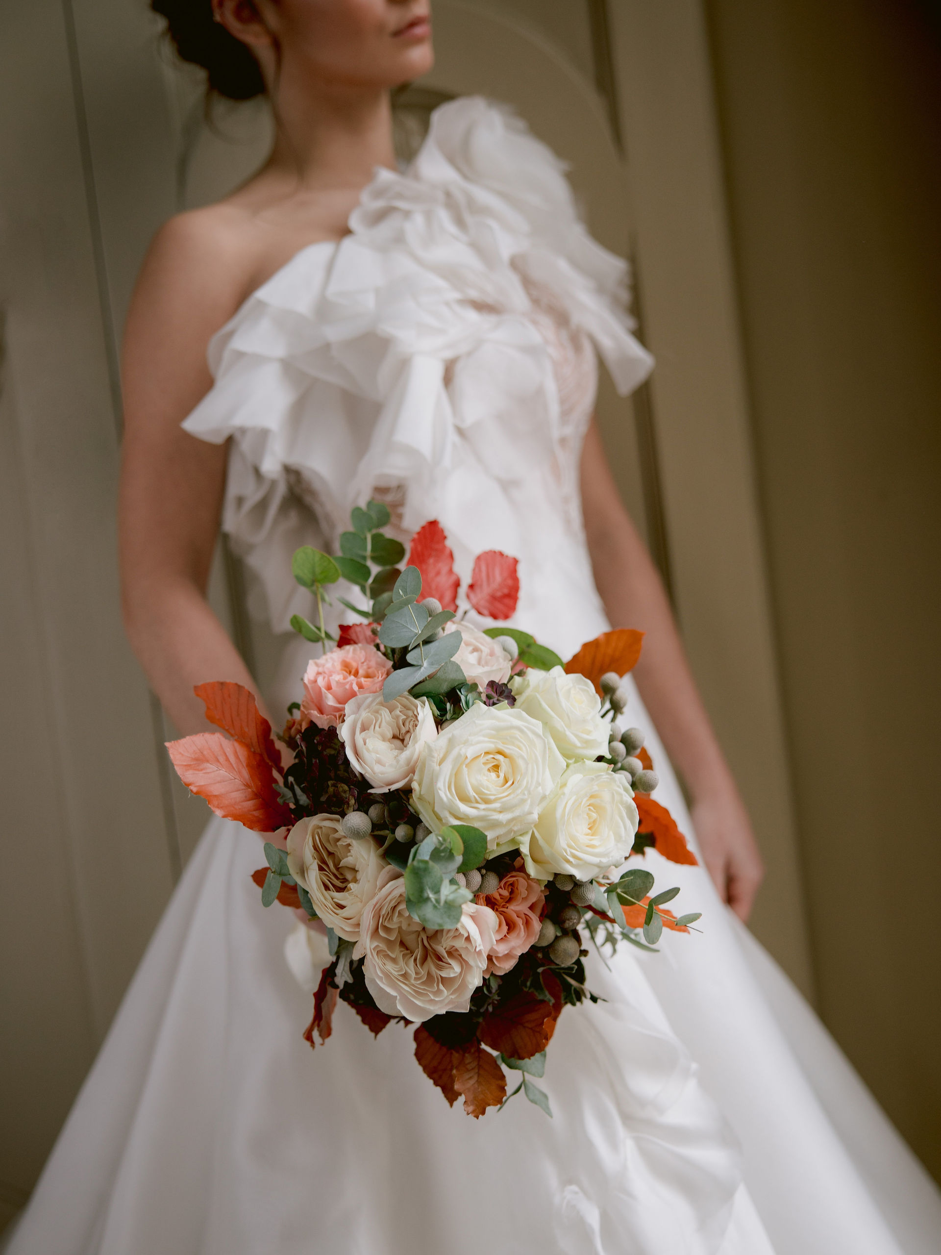 Bouquet della sposa per un matrimonio in Toscana.