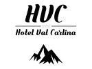 Logo Hotel Val Carlina HVC con montagne e tre stelle