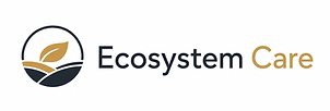 Logo Ecosystem Care con foglia e colline stilizzate