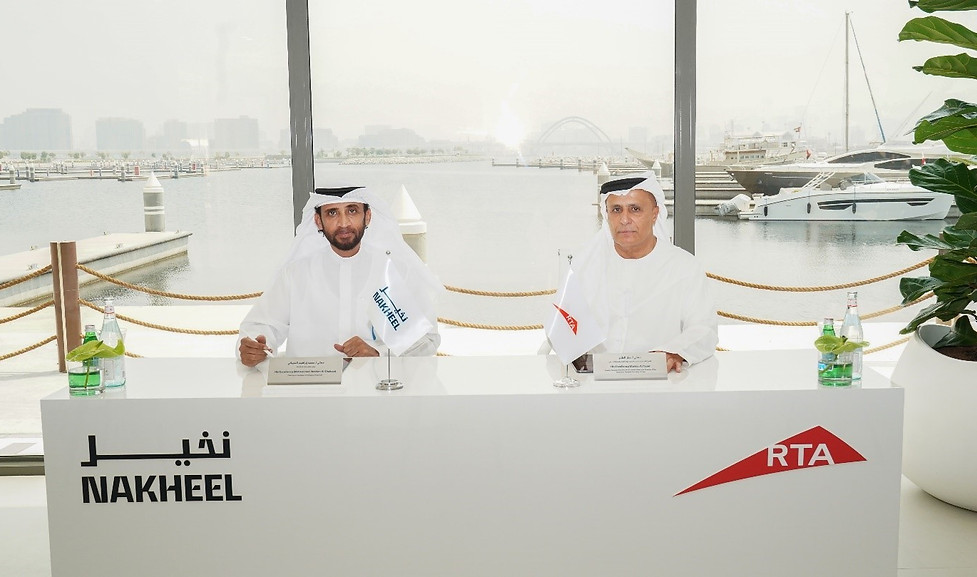 NAKHEEL SIGNS A PARTNERSHIP AGREEMENT WITH ROADS AND TRANSPORTS AUTHORITY (RTA)