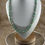 Thumbnail: Sea Foam Green Deco Wood Necklace