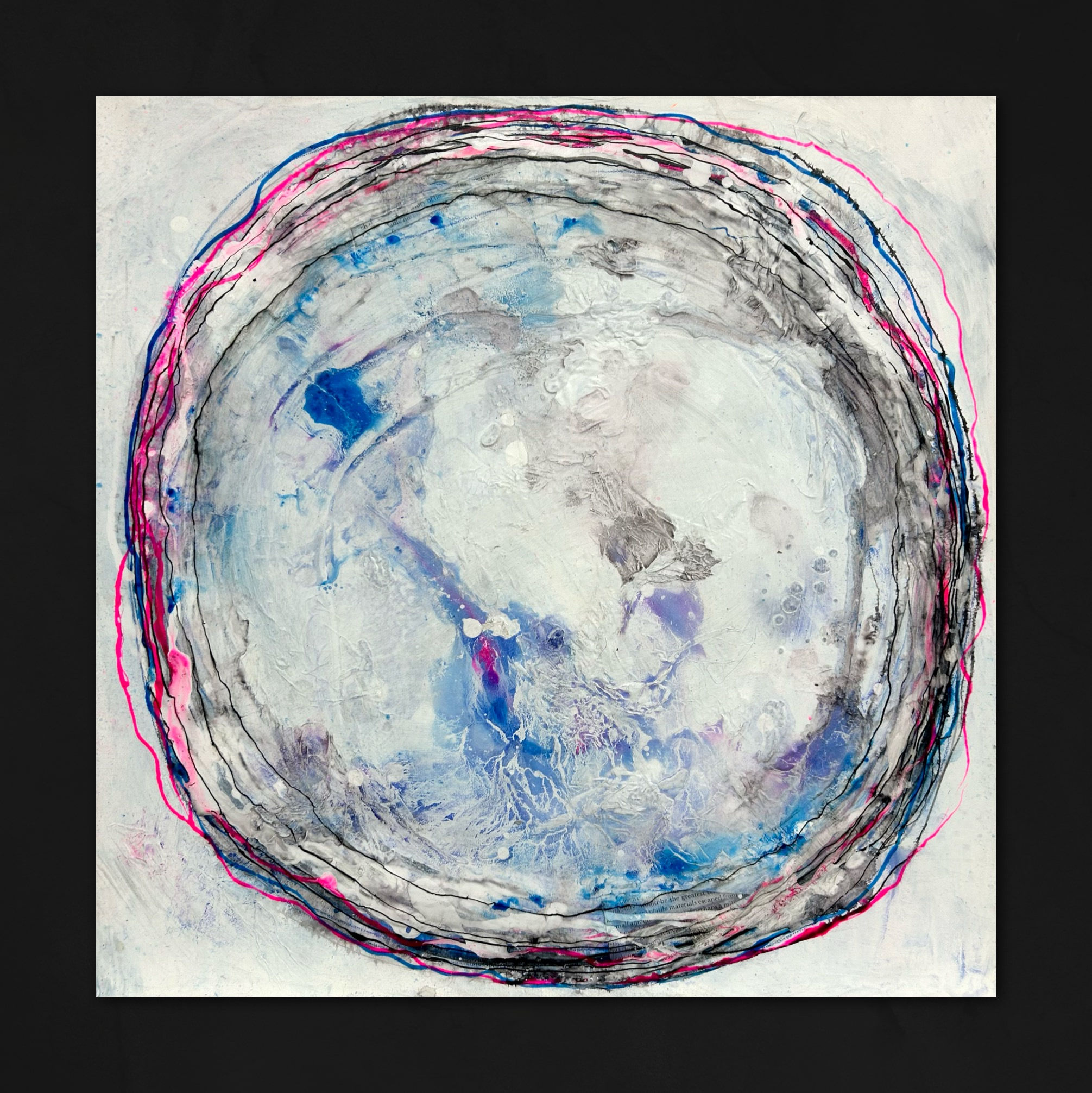 Snow Moon - 50 x 50 cm