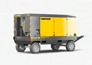 Compresores en renta. Marca Kaeser M235 de 825 cfm a 200psi en México con Soluenergy
