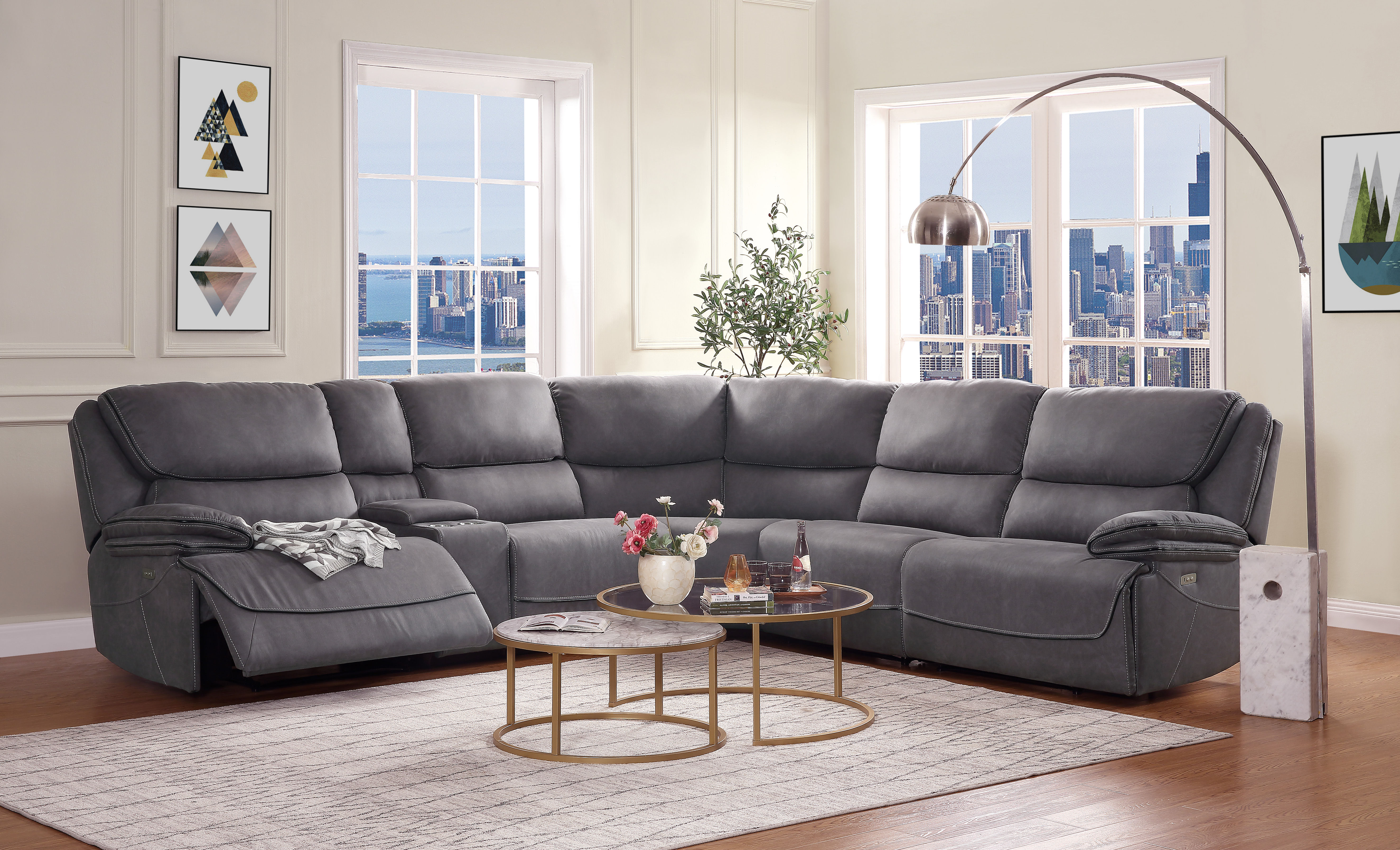 Sectional Sofa (Power Motion/USB Dock)