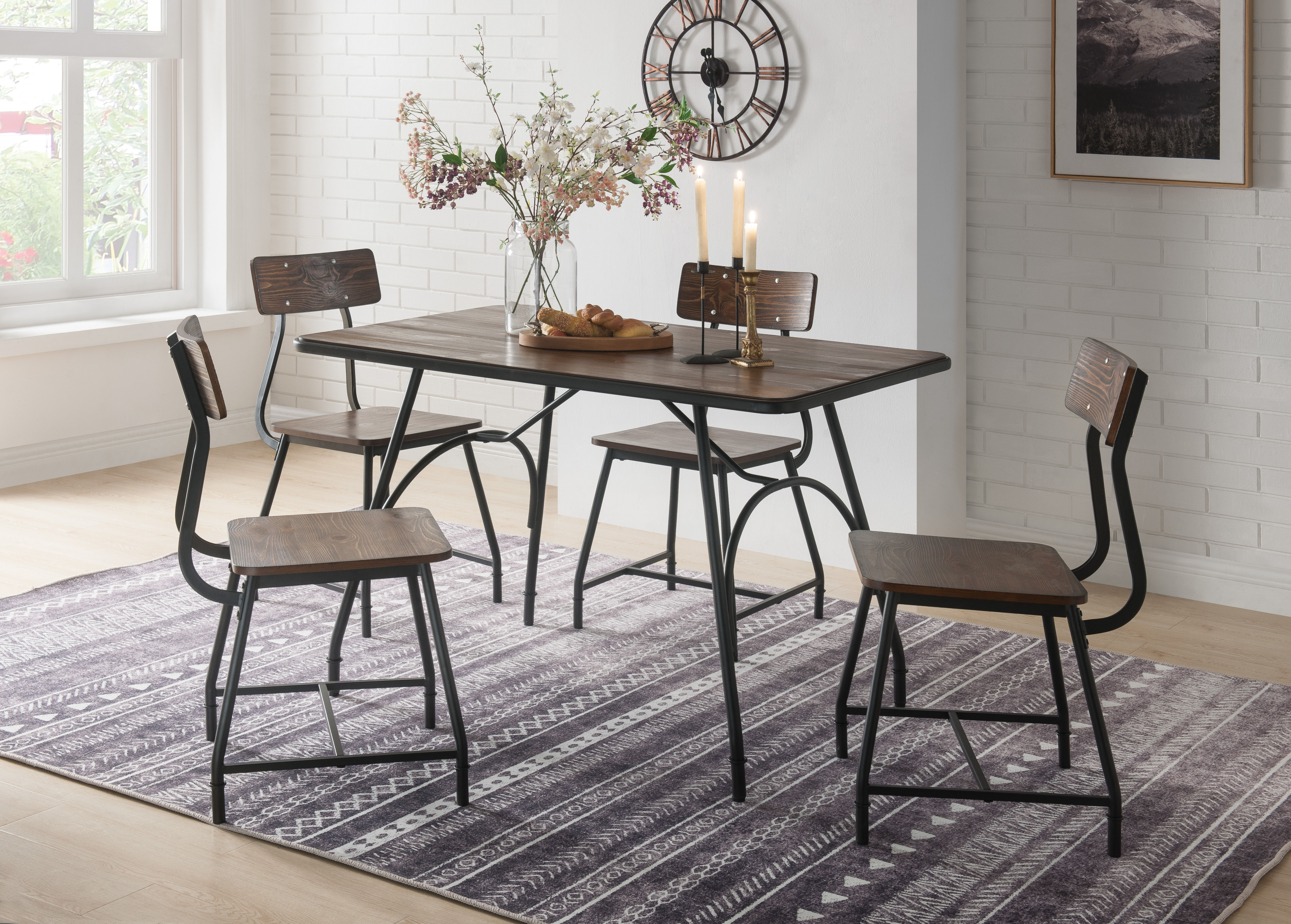 5Pc Pk Dining Set