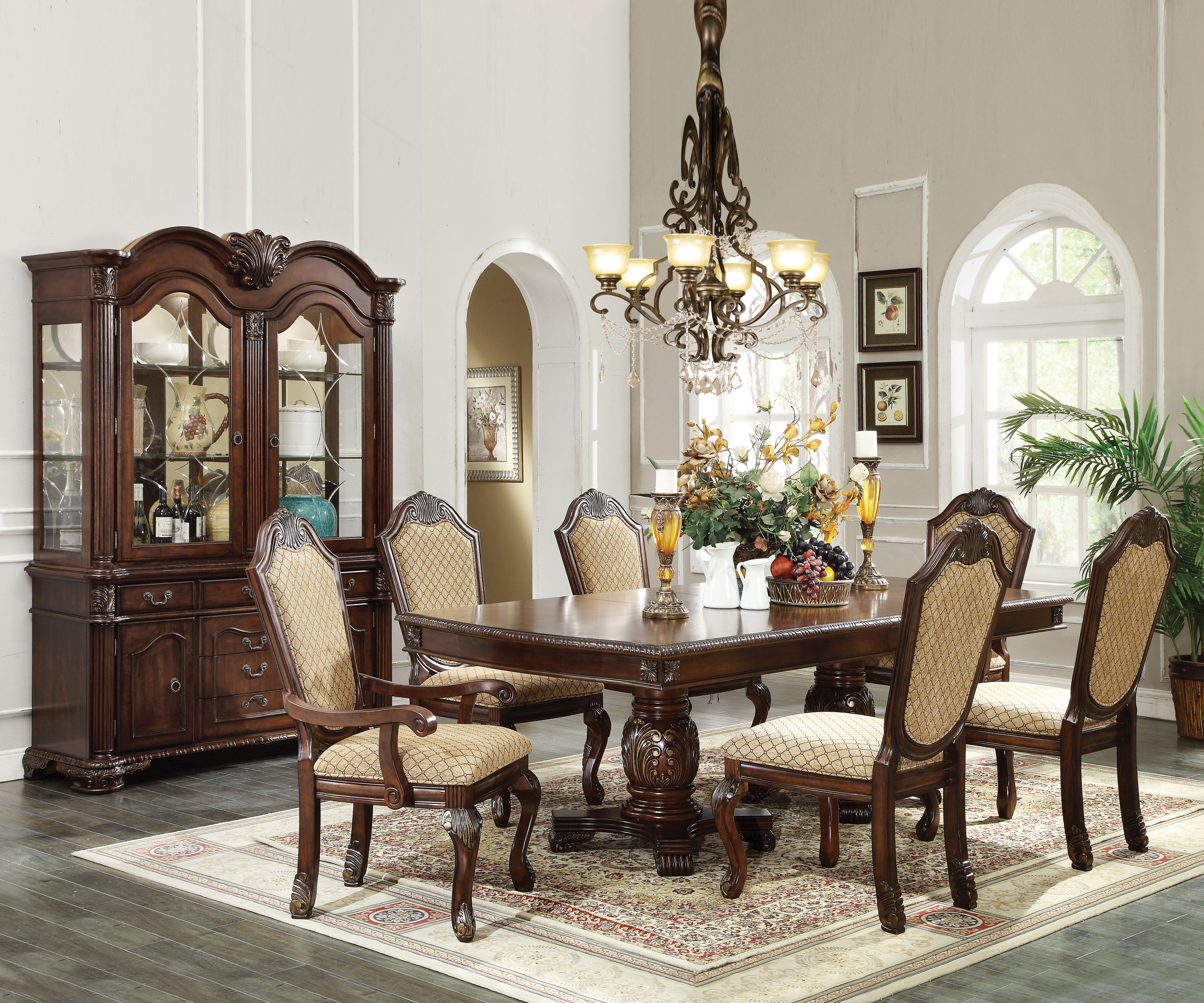 Dining Table w/Double Pedestal