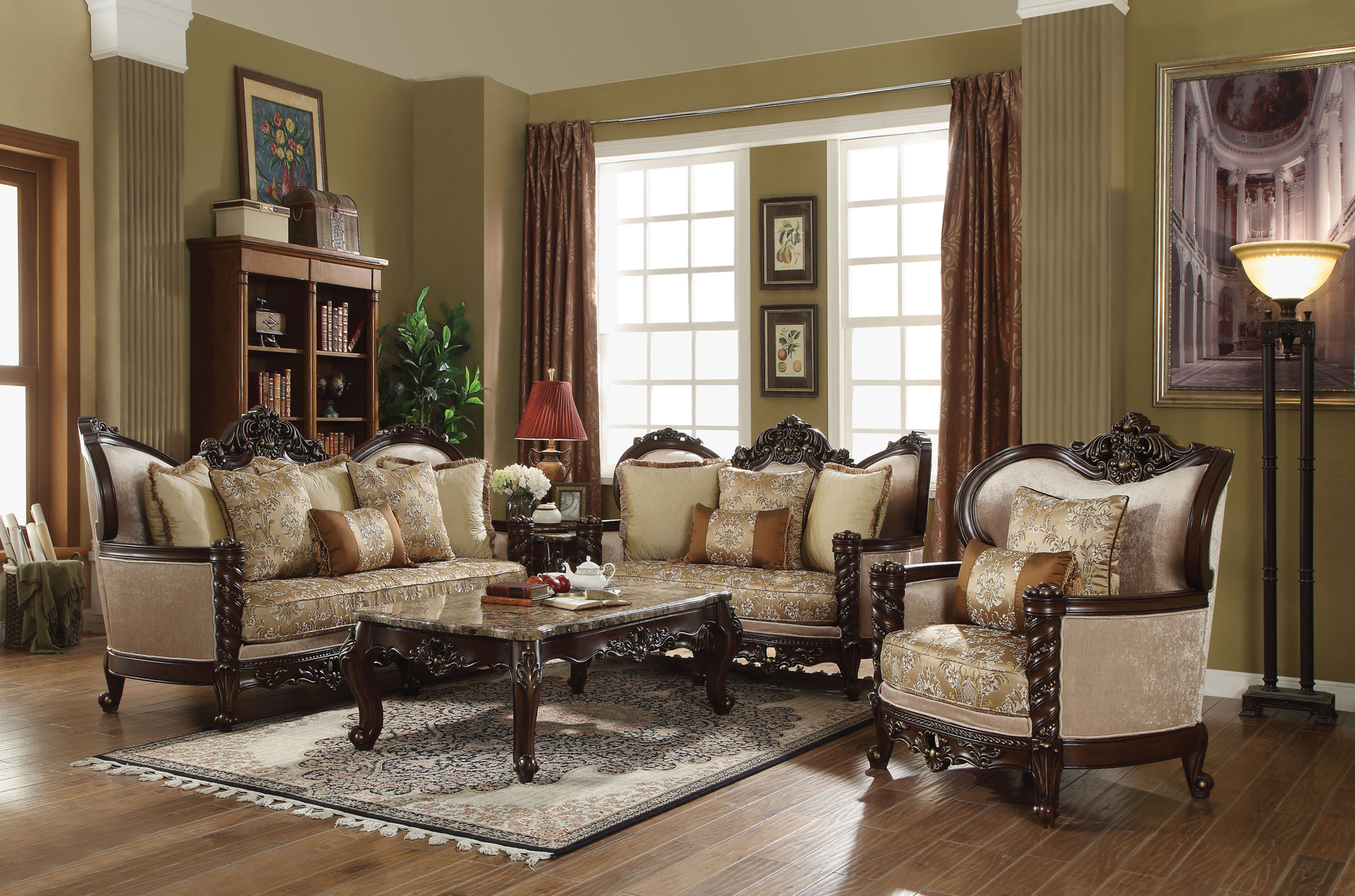 Sofa (w/6 Pillows)