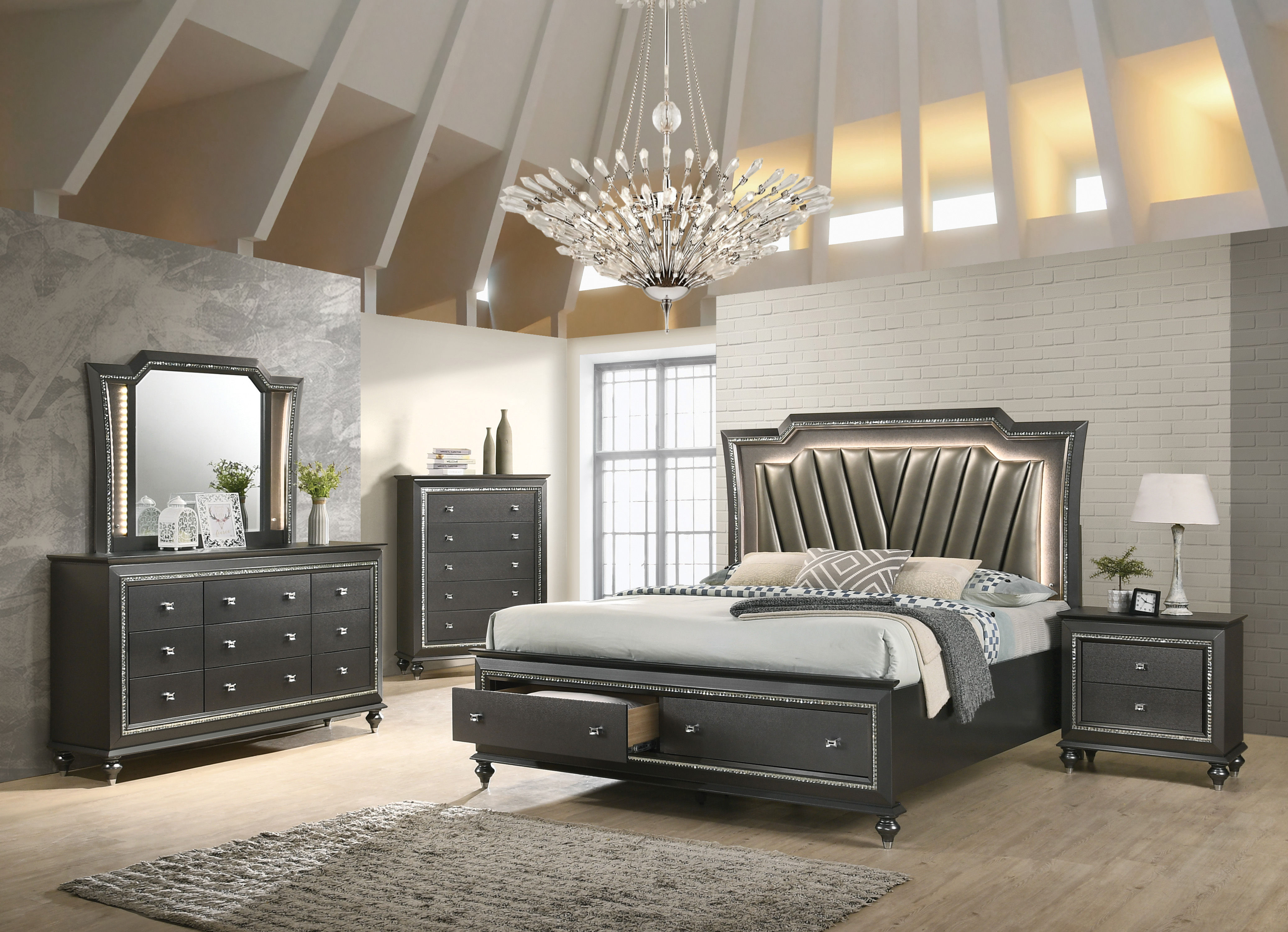 Eastern King Bed (LED HB)