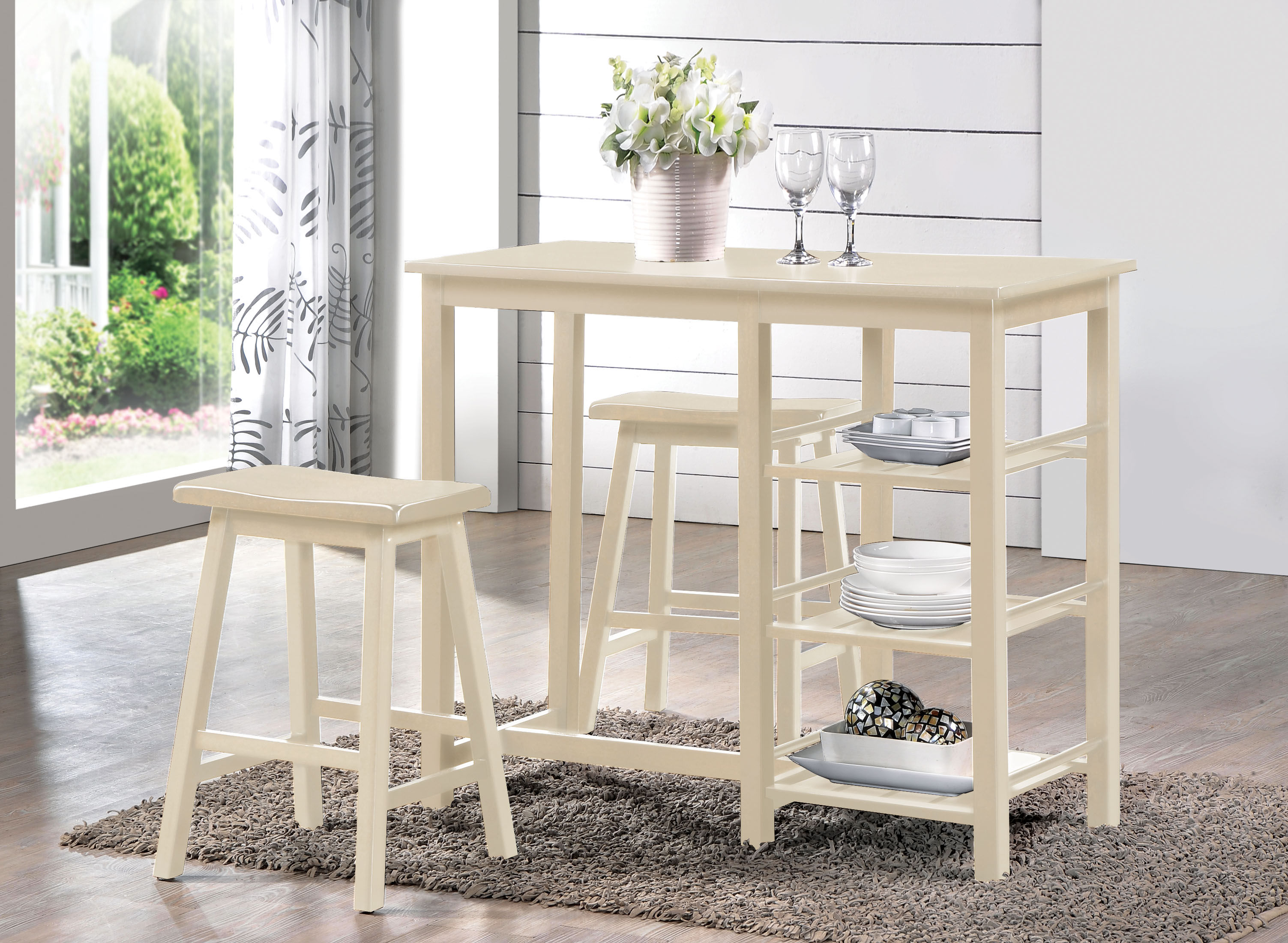 3Pc Pk Counter Height Set