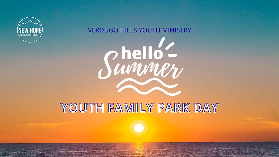 Verdugo Hills Youth Ministry Summer Program