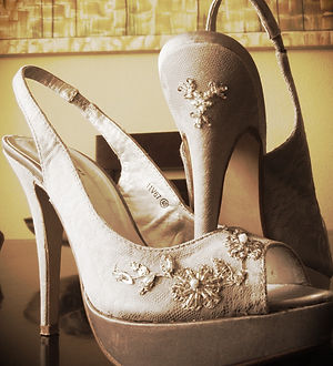 zapatos vintage forrados