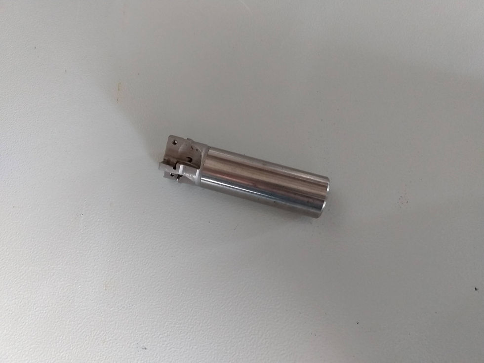 Miniatura: Cabeçote Fresador / Fresa de Topo Diâmetro 25mm x 940 mm 4 Cortes.