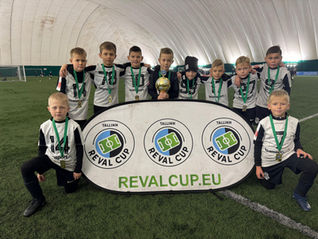 FK VALOR U8 komanda Tallinā kļūst par "REVAL CUP" turnīra čempioniem