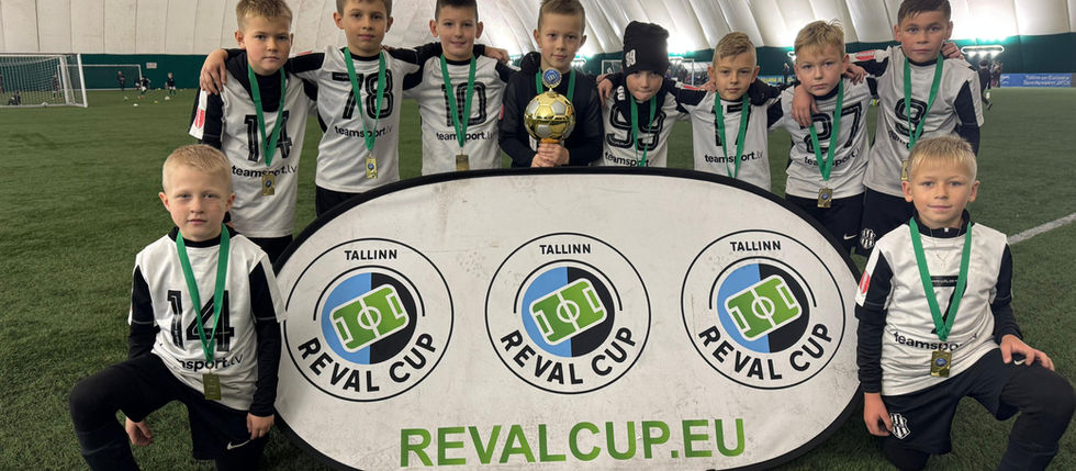 FK VALOR U8 komanda Tallinā kļūst par "REVAL CUP" turnīra čempioniem