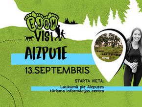 VĒL NEBIJIS EJAM VISI! PĀRGĀJIENS AIZPUTĒ - VIETĀ, KUR VĒSTURE SATIEK MŪSDIENU MĀKSLU